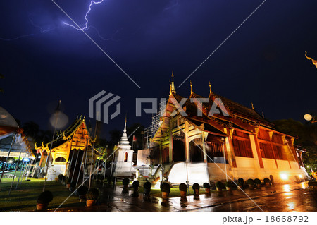 Thai north temple. 18668792