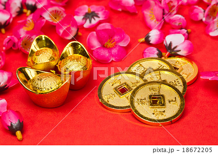 Chinese New Year Coins and Ingots 18672205