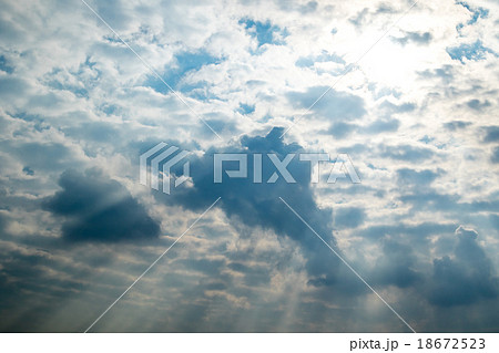 秋の空 白い雲と青い空 背景素材 コピースペース 文字スペース 積雲 層積雲か高積雲か乱層雲 雨雲 秋の空 白い雲と青い空 背景素材 コピースペース 文字スペース 積雲 層積雲か高積雲か乱層雲 雨雲 18672523
