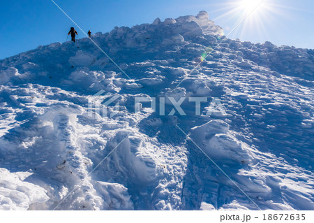 冬の雌阿寒岳登山 18672635