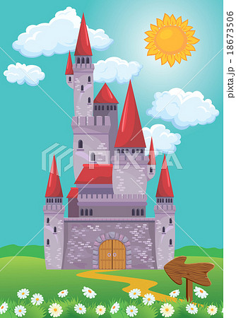 Fairy Tale magic Princess Castle, summer season 18673506