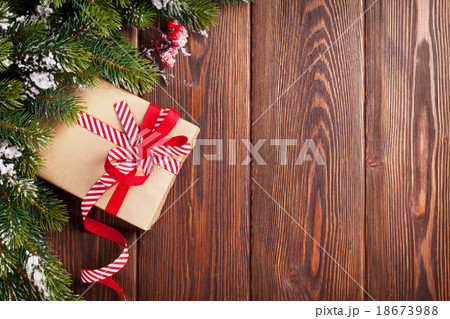 Christmas wooden background Christmas wooden background 18673988