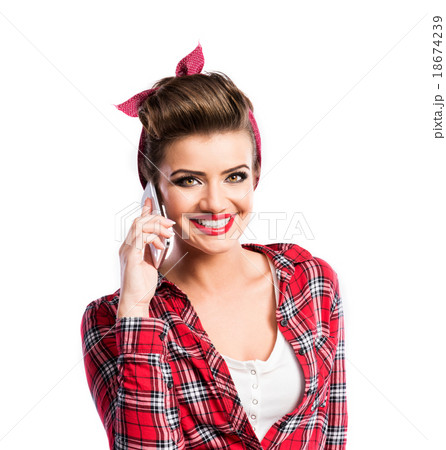 Beautiful young woman 18674239