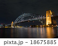 Sydney harbour bridge at night 18675885
