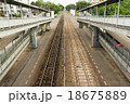 Thailand vintage parallel railway and overpass 18675889