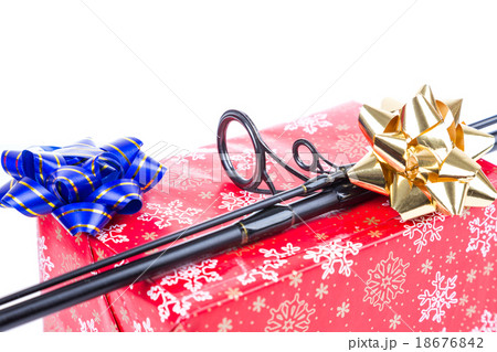 christmas gift in box for fishers 18676842