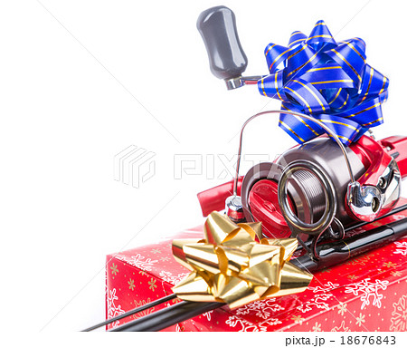 christmas gift in box for fishers 18676843