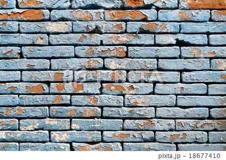 Peeling paint brick wall background texture Peeling paint brick wall background texture 18677410