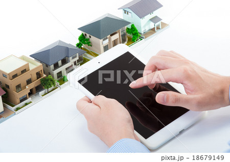 住宅販売 タブレット スマートフォン 住宅販売 タブレット スマートフォン 18679149