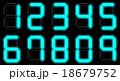 デジタルナンバー青 18679752