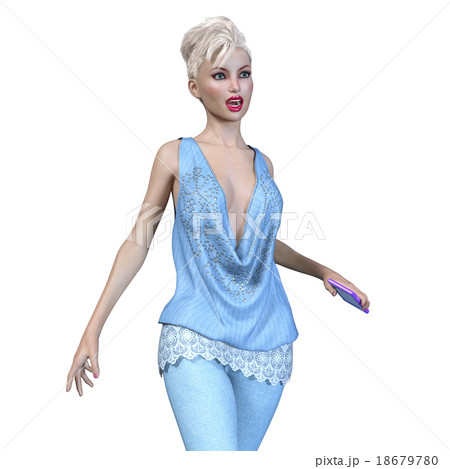 若い女性 18679780