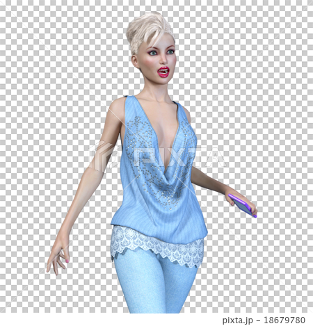 若い女性 18679780