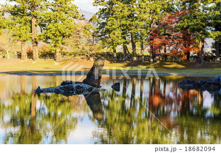 秋の毛越寺・浄土庭園 秋の毛越寺・浄土庭園 18682094