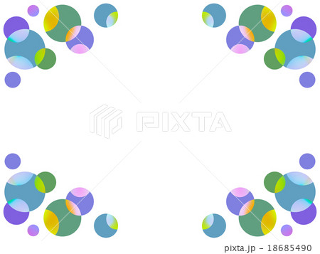 円形柄のバックグラウンド 18685490