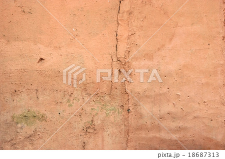 Cracked Peach Plaster Background 18687313