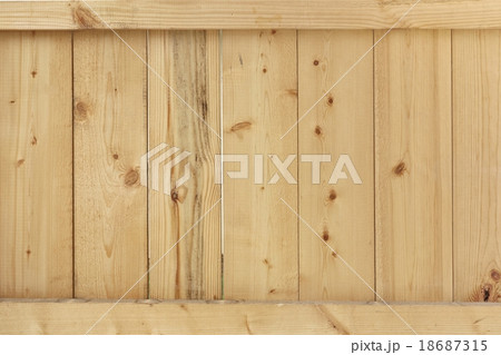 Natural Unpainted Wood Panel Background 18687315