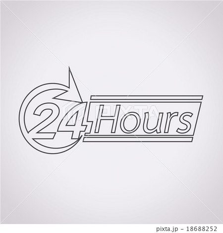 24 hours logo icon 18688252