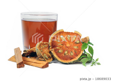 Dried Bael Fruit with Bael and Sappanwood juice 18689033