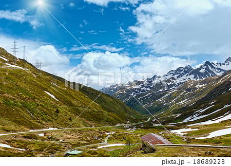 Passo del San Gottardo summer landscape (Switzerland). Passo del San Gottardo summer landscape (Switzerland). 18689223