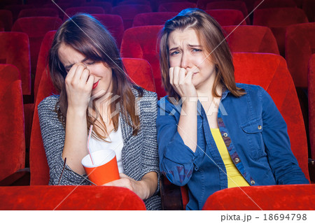 The spectators in the cinema The spectators in the cinema 18694798