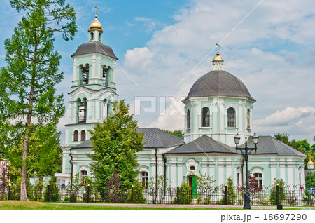 Church in Tsaritsino Park, Moscow 18697290