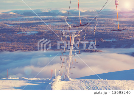 Ski resort 18698240