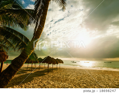 Tropical beach 18698247