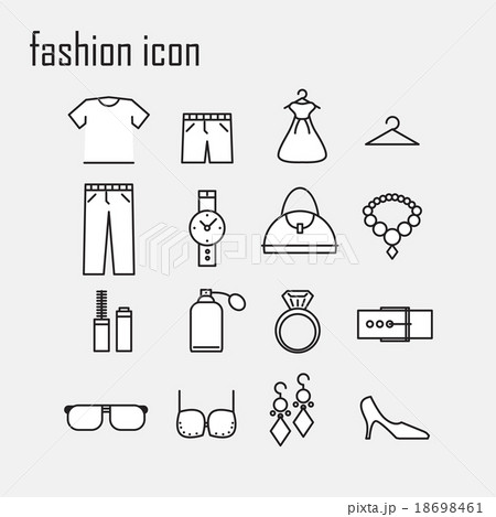 Line icons, fashion icon, Modern infographic  18698461