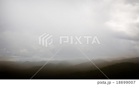 landscape mountain and warm light in nature 18699007