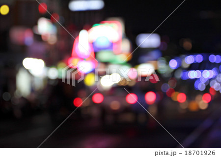 Road of blurry bokeh abstract background. 18701926