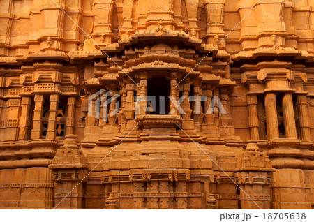 Details inside Jaisalmer fort 18705638