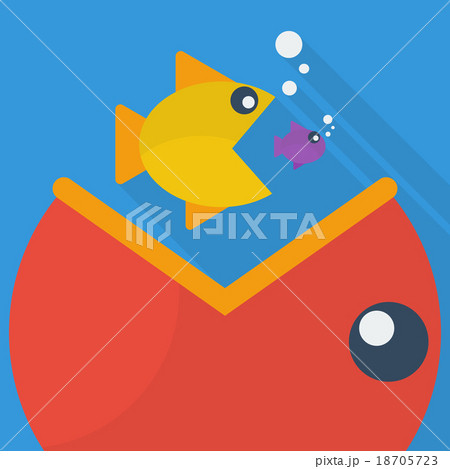 Big fish eat little fish Big fish eat little fish 18705723