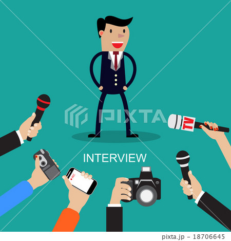 press interview with a businessman press interview with a businessman 18706645