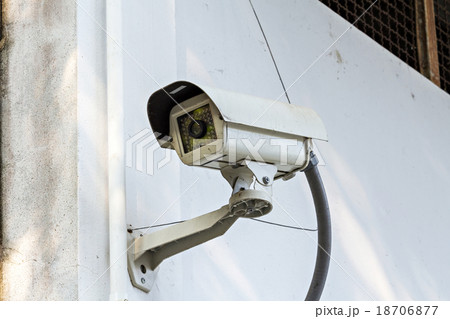 Dirty CCTV security camera Dirty CCTV security camera 18706877