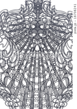 レースの模様 18708241