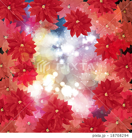 ポインセチア　背景 18708294