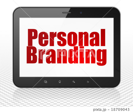 Advertising concept: Tablet Pc Computer with 18709043