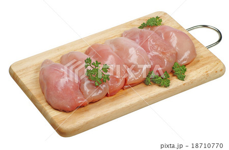 Raw chicken breasts Raw chicken breasts 18710770