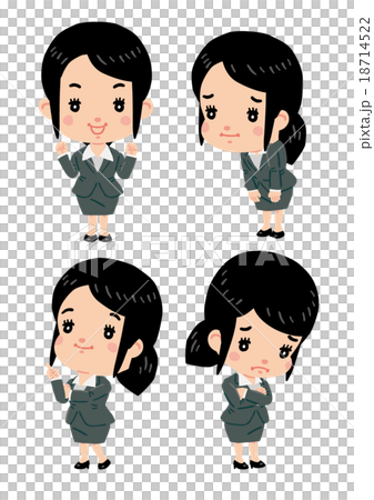 スーツの女性03 18714522