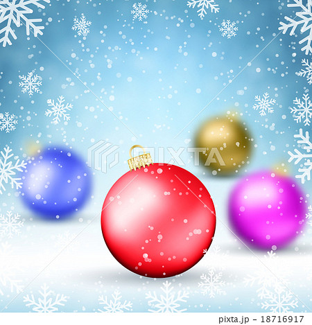 Illustration Christmas background  18716917
