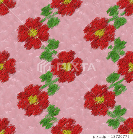 Flower paper clips seamless generated texture Flower paper clips seamless generated texture 18720775