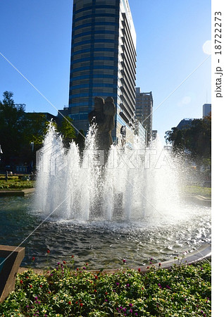 水の守護神像 山下公園 横浜市中区 の写真素材