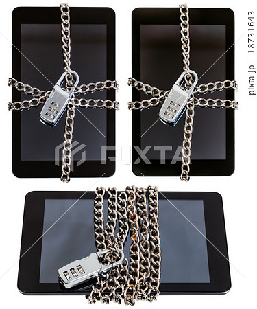 set of tablet pc closed by combination lock set of tablet pc closed by combination lock 18731643