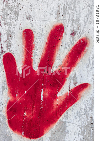 Red hand 18731981