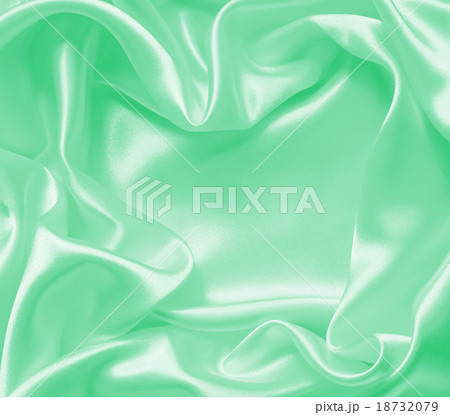 Smooth elegant green silk or satin texture Smooth elegant green silk or satin texture 18732079