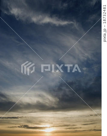 dark evening sky dark evening sky 18732481