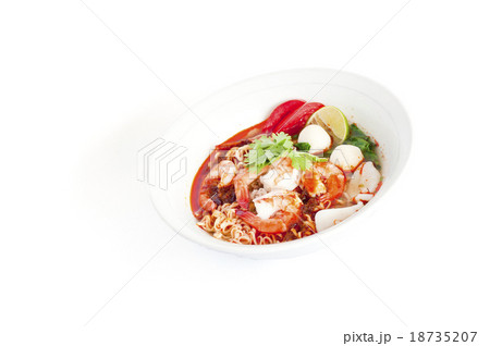 Sour prawn soup 18735207