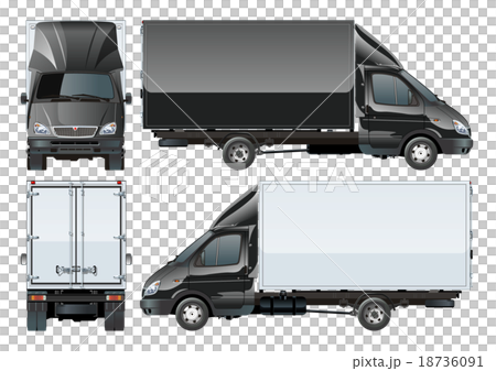 Delivery Cargo Truck 18736091