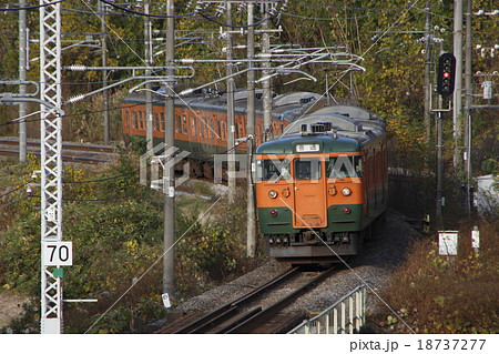 上越線高崎口の115系電車 上越線高崎口の115系電車 18737277
