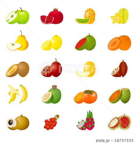 Icon Set Fruits 18737335